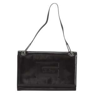 Gucci Patent Leather Shoulder Bag Black